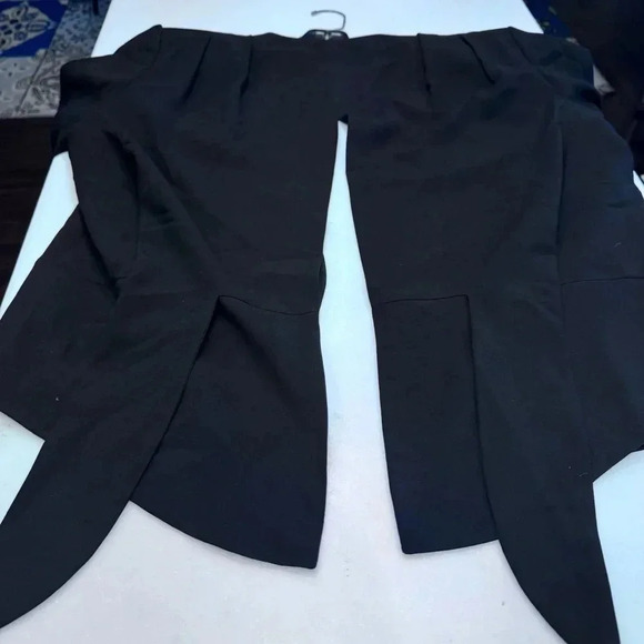 Club Monaco Women Open Split Back Blazer Black Size 12 - Picture 8 of 9